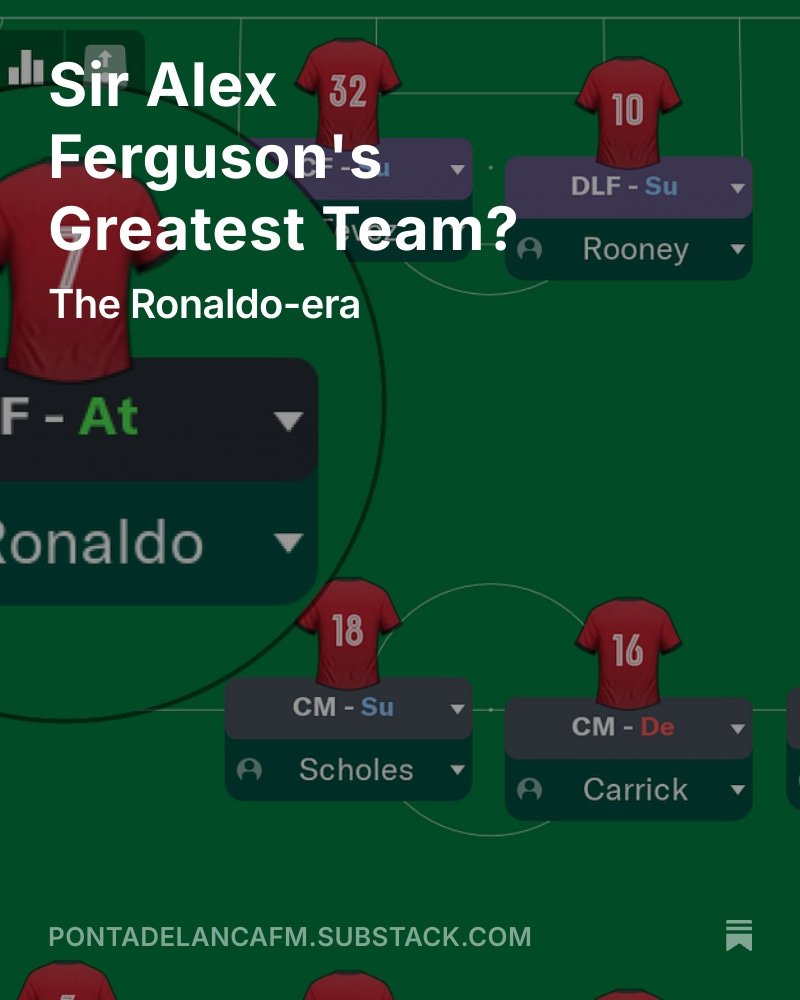 Three-part series exploring the greatest teams of the Sir Alex Ferguson Manchester United dynasty, out now.

Starting with the Cantona-era, moving through the Class of '92, and finishing with Cristiano Ronaldo; exploring tactical evolution as well as the foundations of success.