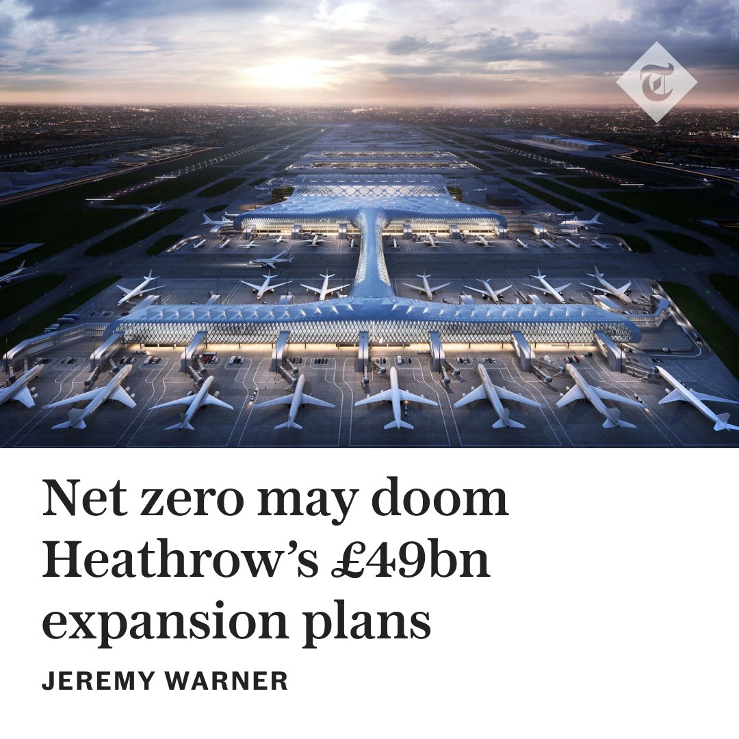 ✍️ 'Airport’s long-awaited proposals risk being grounded by Labour’s environmental commitments' | Writes Jeremy Warner

Read the column ⬇️
telegraph.co.uk/business/2025/…