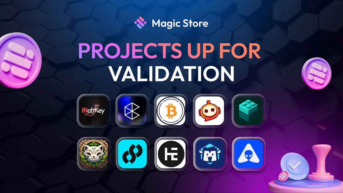 Magic Store (@magicstoreweb3) on Twitter photo Dapps and Web3 games are ready for validation on the Magic Store!
Nowโs your chance to show support and discover them. ๐
๐น<a href="/WebKey01/">WebKey</a>
๐น<a href="/csigmafinance/">cSigma Finance</a>
๐น<a href="/WrappedBTC/">WBTC</a>
๐น<a href="/Whisper_Fi/">WhisperFi</a>
๐น<a href="/HyperBrickX/">HyperBrick</a>
๐น<a href="/totemancer/">Totemancer</a>
๐น<a href="/BeginWallet/">Begin</a>
๐น<a href="/hederatoearn/">HederaToEarn</a>
๐น<a href="/monstrodefi/">MONSTRO</a>
๐น<a href="/AlienBaseDEX/">Alien Base</a> Dapps and Web3 games are ready for validation on the Magic Store!
Nowโs your chance to show support and discover them. ๐
๐น<a href="/WebKey01/">WebKey</a>
๐น<a href="/csigmafinance/">cSigma Finance</a>
๐น<a href="/WrappedBTC/">WBTC</a>
๐น<a href="/Whisper_Fi/">WhisperFi</a>
๐น<a href="/HyperBrickX/">HyperBrick</a>
๐น<a href="/totemancer/">Totemancer</a>
๐น<a href="/BeginWallet/">Begin</a>
๐น<a href="/hederatoearn/">HederaToEarn</a>
๐น<a href="/monstrodefi/">MONSTRO</a>
๐น<a href="/AlienBaseDEX/">Alien Base</a>