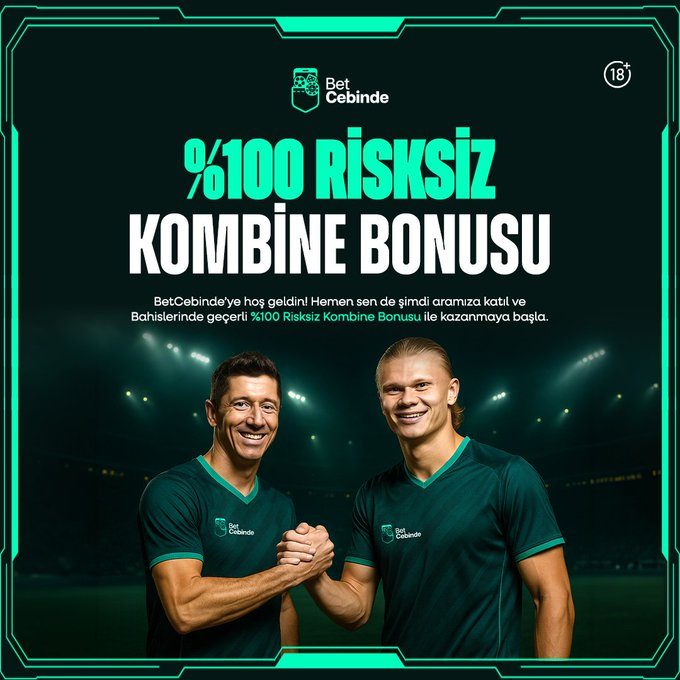 btcebindesosyal's tweet photo. ⚽️Cesur kupon, sıfır risk!

‼️%100 Risksiz Kombine Bonusu tutmazsa paran iade.

Katıl, kazan: https://t.co/Z9W7cJRzdt

#BetCebinde #Kombine #RisksizBahis https://t.co/1tzlGSohQ9