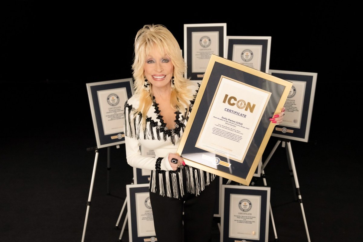 Cool Radio News - Dolly Parton Named Guinness World Records Icon radionewshub.com/articles/showb…