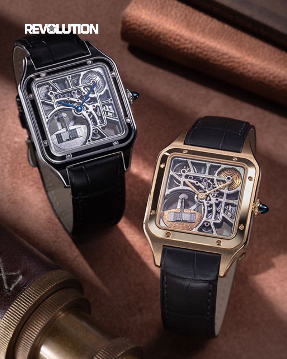 El Cartier Santos fue creado en 1904 para el aviador Alberto Santos-Dumont. Fue el primer reloj de pulsera masculino, con diseño cuadrado y tornillos visibles. Hoy sigue siendo un ícono de funcionalidad y elegancia.

revolution.watch/mxl/