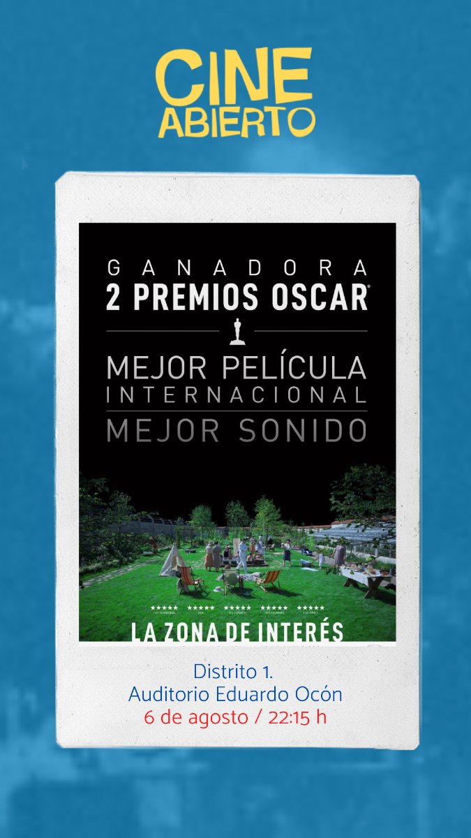📽️🌙🏖️ Esta noche la programación de #CineAbierto de Málaga despliega la pantalla en Churriana y el Auditorio Eduardo Ocón. Estas son las películas programadas para hoy miércoles 6 de agosto.
➕ festivaldemalaga.com/cineabierto/