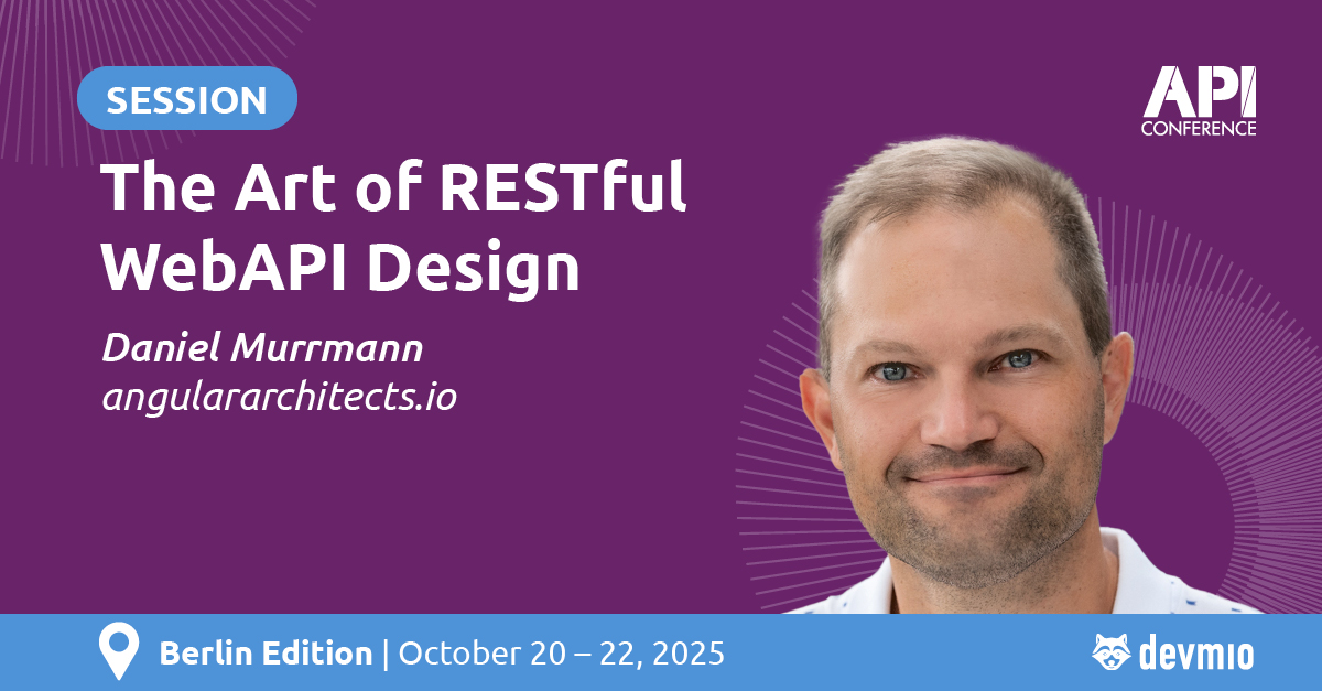 api_conference's tweet image. 🔧 Designing RESTful APIs isn’t just syntax—it’s strategy.

Join Daniel Murrmann (angulararchitects.io) at #APIConf Berlin to explore powerful REST design patterns for scalable, modern APIs.

📅 Oct 20–22
🔗 apiconference.net/api-design/res…

#RESTAPI #devmio #APIConference
