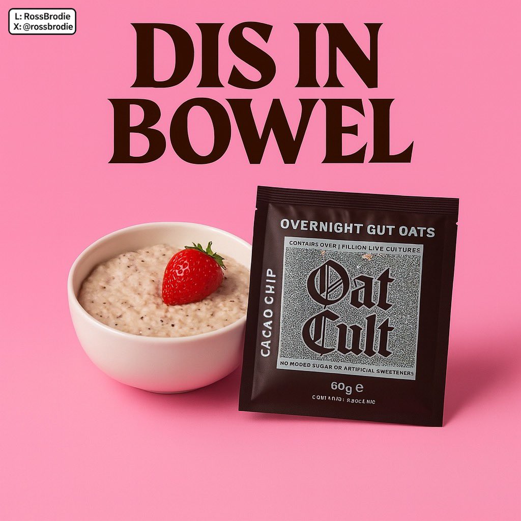 Ross Brodie (@rossbrodie) on Twitter photo One Minute Brief of the Day : Create posters to get offices hooked on Overnight Oats & join the #OatCult <a href="/OneMinuteBriefs/">One Minute Briefs ⏱️</a> @OatCult oatcult.com One Minute Brief of the Day : Create posters to get offices hooked on Overnight Oats & join the #OatCult <a href="/OneMinuteBriefs/">One Minute Briefs ⏱️</a> @OatCult oatcult.com