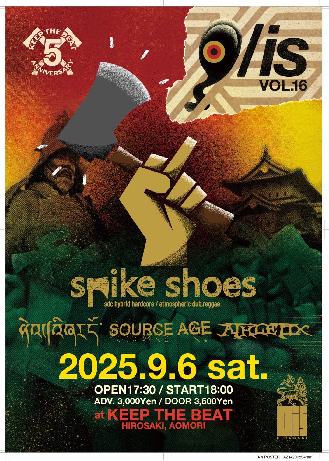 アンダーソンパーク 2016年初来日WWW 直筆サイン入りセットリスト 2016