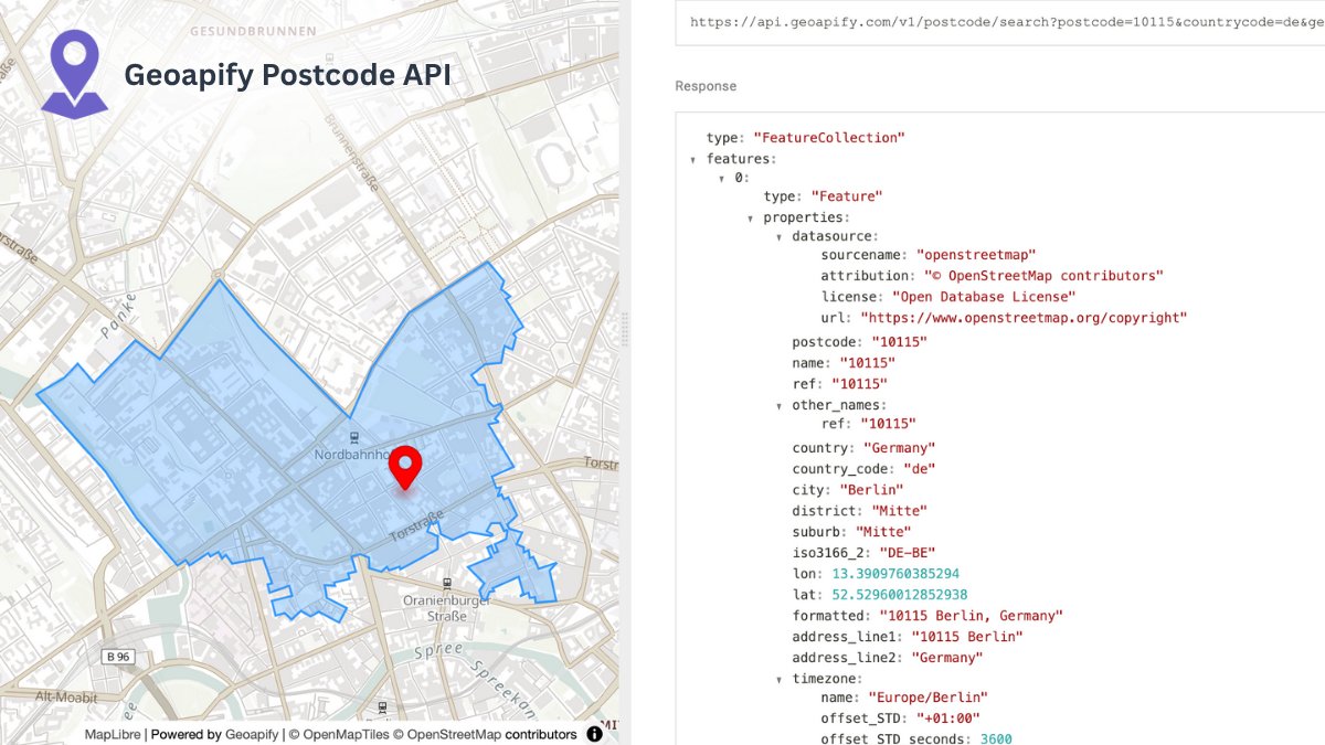 Building shipping calculators 📦 or coverage checkers 🌍?
 Start with postcode data:
 • Validate entries ✔
 • Get city + district 🏙
 • Visualize boundaries 🗺

Our new article shows how to use Geoapify Postcode API step by step:
dev.to/geoapify/how-t…

 #api #gis #geocoding