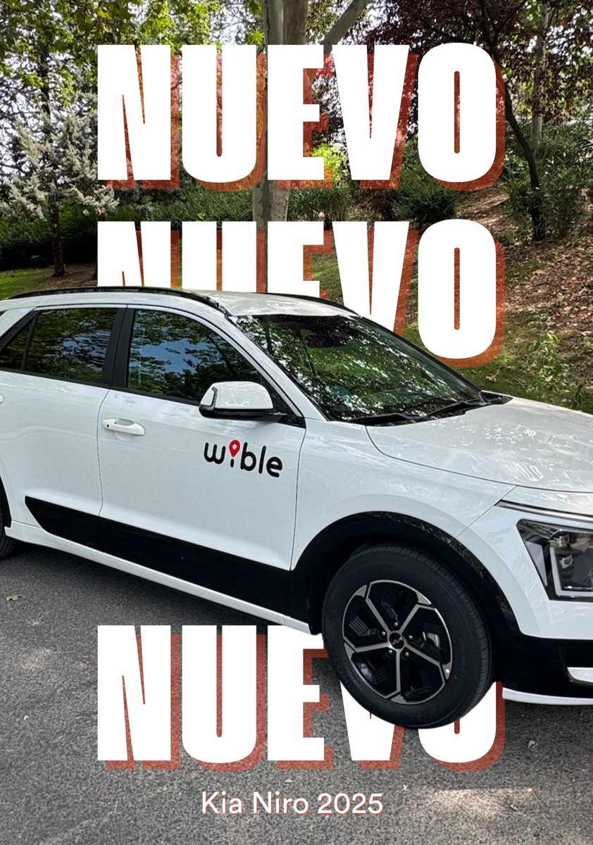 ¡NOVEDAD! 🚀Ya puedes estrenar el nuevo Kia Niro 2025 con WiBLE + Por MeS 🚗 Híbrido enchufable con etiqueta 0, sin entradas ni permanencias y con entrega a domicilio GRATIS 🙌¡Totalmente nuevo y solo para ti! 📲 Reserva YA desde la APP.
#WiBLEMÁSMes #Nuevaflota #Renting #Madrid