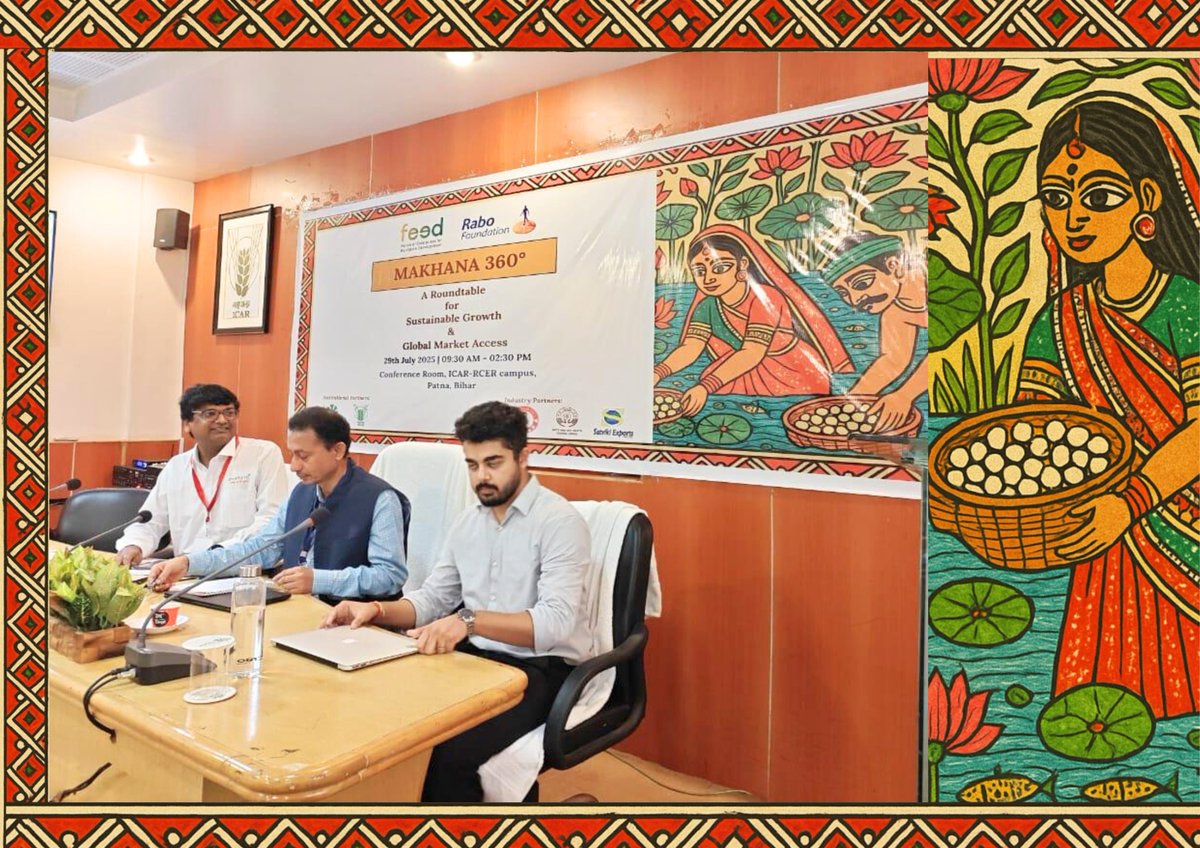 FDRVC Participates in “Makhana 360°” Roundtable with FEED

FDRVC participated alongside the Forum of Enterprises for Equitable Development (FEED) at the landmark Makhana 360° Roundtable, bringing together stakeholders to fast‑track Bihar’s rise as the global hub for Makhana.