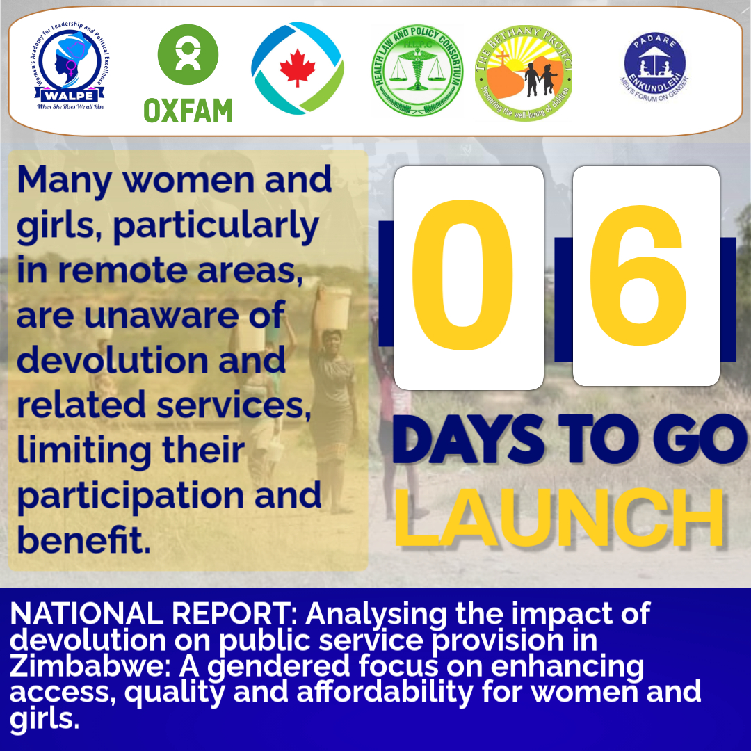 Women's Academy for Leadership (@walpeacademy) on Twitter photo #CountdownToLaunch
6 Days to Go! We are excited to launch our research next week. One of the key findings highlights that many women & girls, especially in remote areas, are unaware of devolution & related services, which limits their participation & benefits. Stay tuned. #CountdownToLaunch
6 Days to Go! We are excited to launch our research next week. One of the key findings highlights that many women & girls, especially in remote areas, are unaware of devolution & related services, which limits their participation & benefits. Stay tuned.