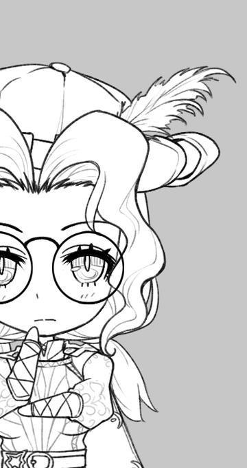 うっかり羽帽子忘れてたので加筆…と
脱着自由にしておこう
そして久しぶりにアクア様を描けてホクホク
これでちょっと賢者タイム置いて
次は塗り作業入るよー 