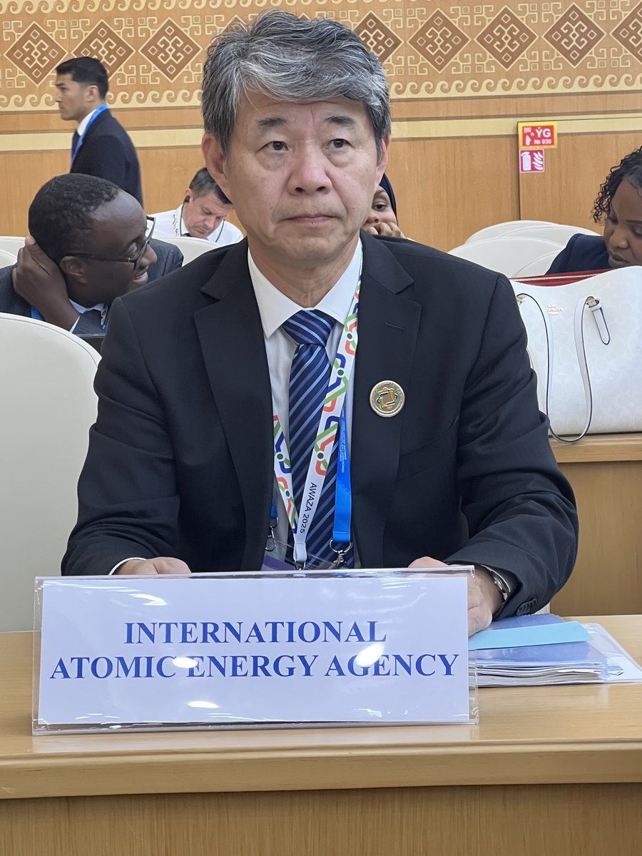 IAEATC's tweet image. ⚛️At #LLDC3, IAEA #DDGTC Liu emphasized that "the IAEA remains steadfast in its commitment to supporting #LLDCs through innovative, science-based solutions." 

🤝The @IAEAorg TC programme supports 150 countries &amp;amp; territories, including 30 #LLDCs. 

➡️ bit.ly/lldciaea
