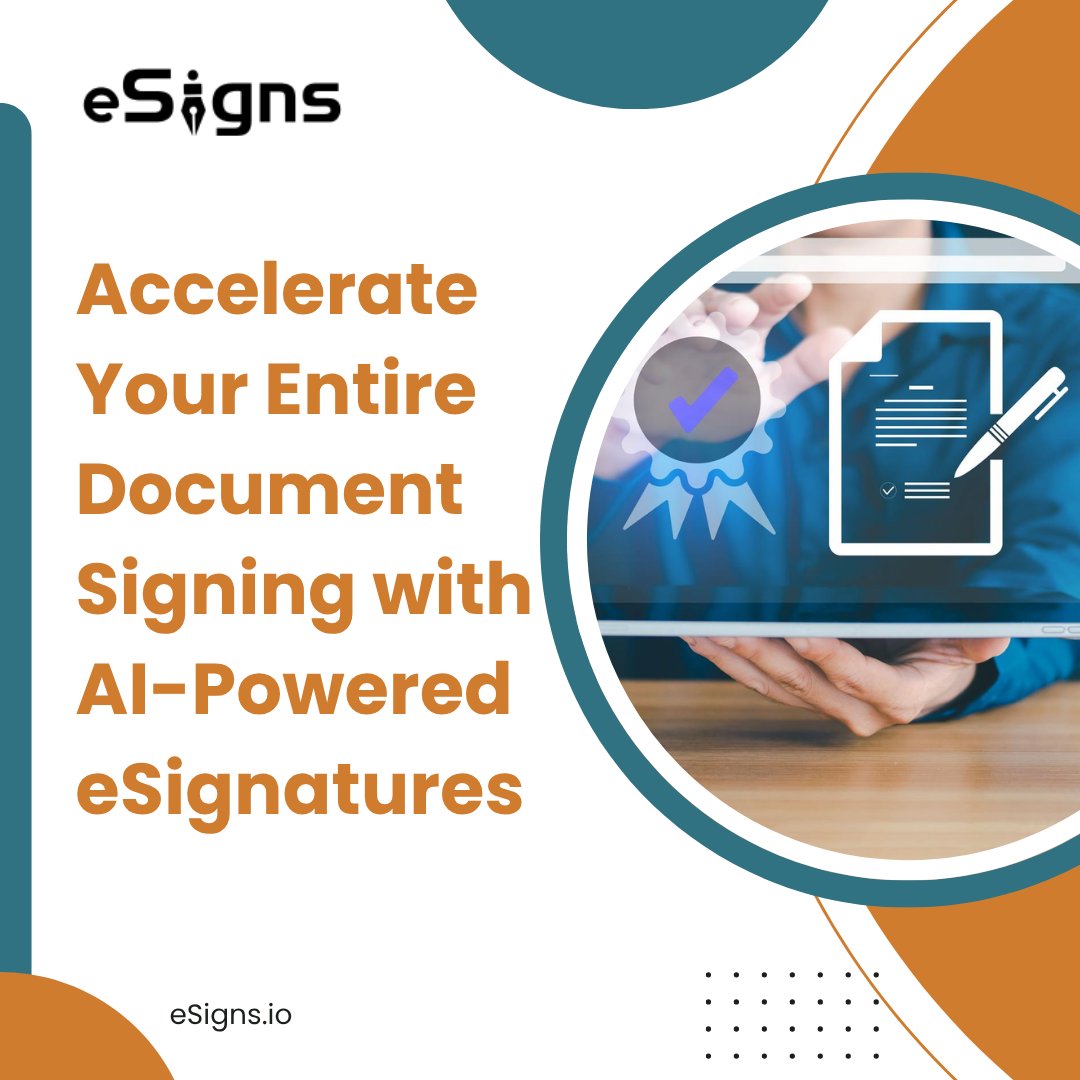 eSignsSoftware's tweet image. From onboarding to offboarding, accelerate your document signing with eSigns&apos; AI-powered eSignature platform. Take your free eSigns.io demo!
#esigns #onboardingautomation #contractsigning #staffingtech #aisignatures #digitalonboarding #electronicdocuments