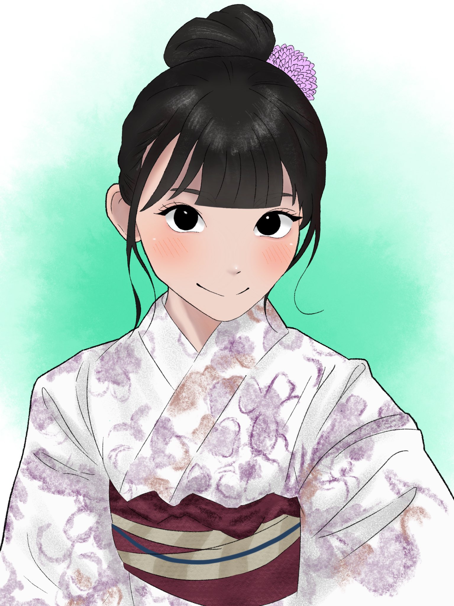 櫻坂46 佐藤愛桜 直筆サイン入り生写真 浴衣 チュウ ひなたっぺん on X: 