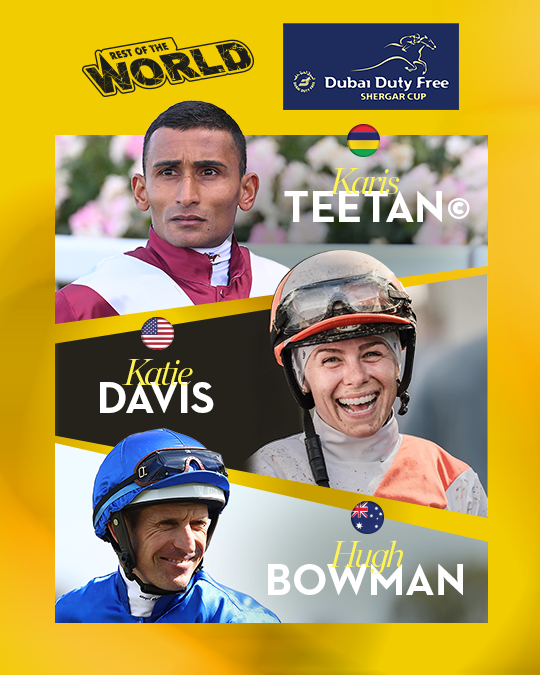 Your 2025 Dubai Duty Free Shergar Cup teams🫶