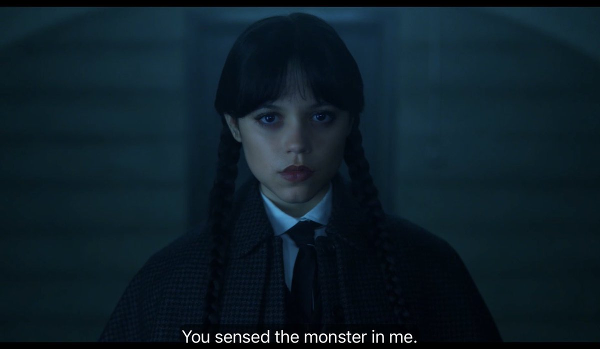 cloiskryptonite's tweet image. TYLER TELLING WEDNESDAY SHE FELL IN LOVE WITH HIM AND THE MONSTER OH MY GOD #Wednesday