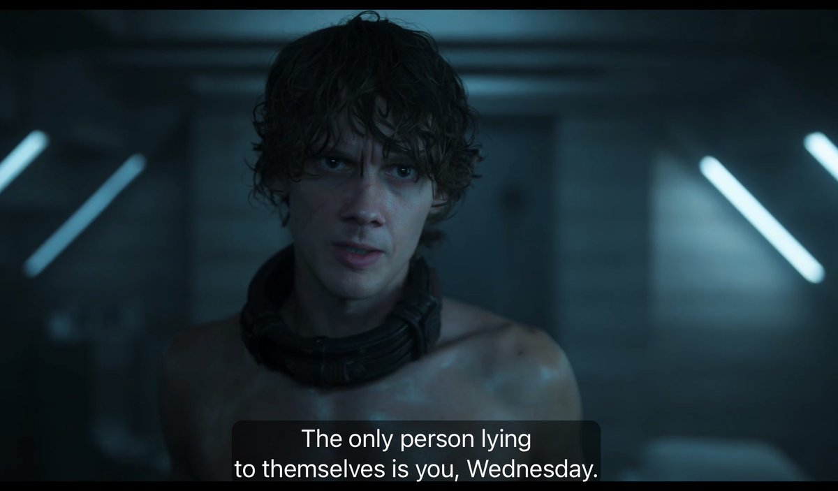 cloiskryptonite's tweet image. TYLER TELLING WEDNESDAY SHE FELL IN LOVE WITH HIM AND THE MONSTER OH MY GOD #Wednesday