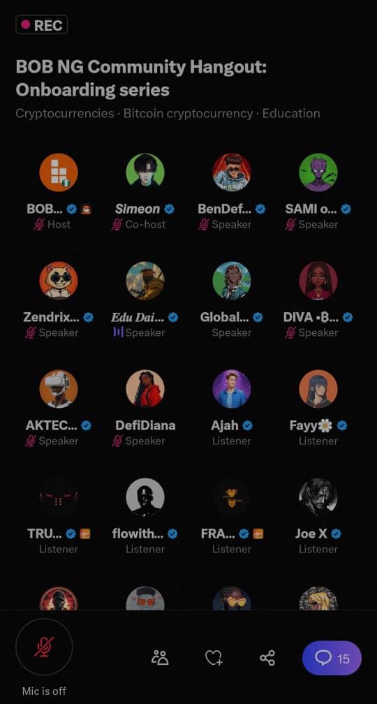 AKTECH💎 INNOVATE'25 (@__aktech) on Twitter photo What happens when passionate minds meet a powerful mission?
Did you join the <a href="/Build_on_BOB_NG/">BOB Nigeria</a> Onboarding Call.
Yesterday’s space with the <a href="/Build_on_BOB_NG/">BOB Nigeria</a> community was more than just a conversation, it was real energy, honest insights, and shared belief in the future of What happens when passionate minds meet a powerful mission?
Did you join the <a href="/Build_on_BOB_NG/">BOB Nigeria</a> Onboarding Call.
Yesterday’s space with the <a href="/Build_on_BOB_NG/">BOB Nigeria</a> community was more than just a conversation, it was real energy, honest insights, and shared belief in the future of