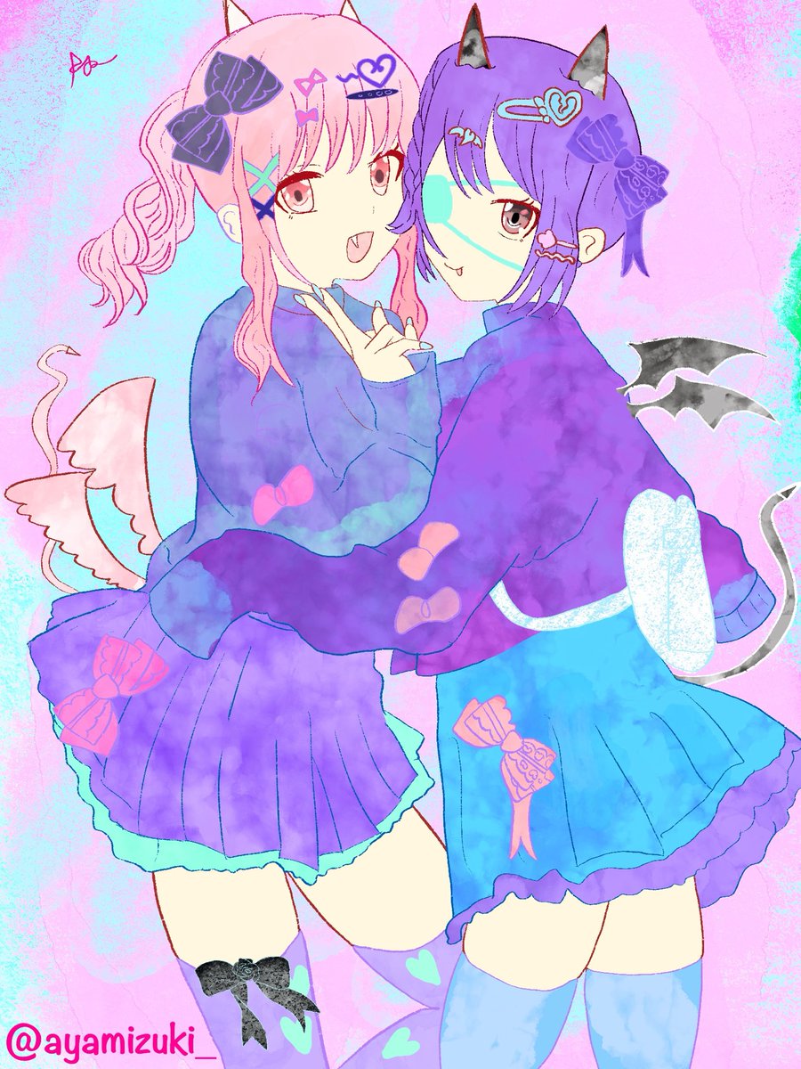 #mzenweek2025 Day4: Vampire 🎀🎨
#prsk_FA #みずえな #mizuena #暁山瑞希 #東雲絵名