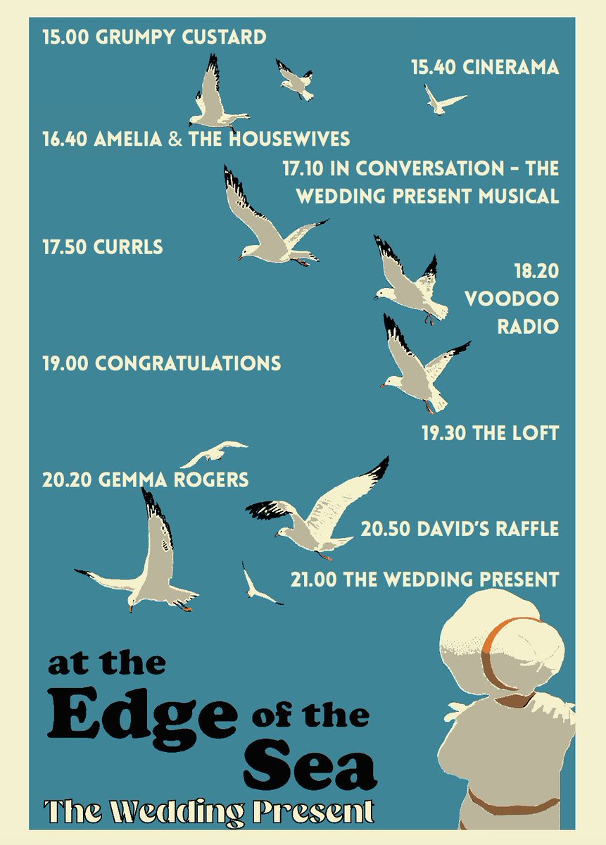 Set times for Saturday..
<a href="/weddingpresent/">David Gedge</a> <a href="/concorde_2/">Concorde2</a>
Any photographers interested?
