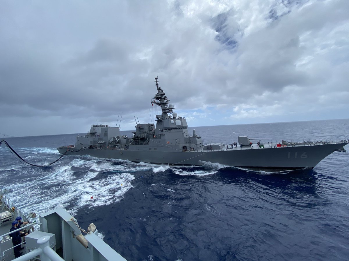RFA Tidespring (@rfatidespring) on Twitter photo <a href="/RFATidespring/">RFA Tidespring</a> #CSG25 <a href="/COMUKCSG/">UK Carrier Strike Group</a> Our second Replenishment today with JS Teruzuki (DD-116) the second ship of the Akizuka class destroyers <a href="/RFATidespring/">RFA Tidespring</a> #CSG25 <a href="/COMUKCSG/">UK Carrier Strike Group</a> Our second Replenishment today with JS Teruzuki (DD-116) the second ship of the Akizuka class destroyers