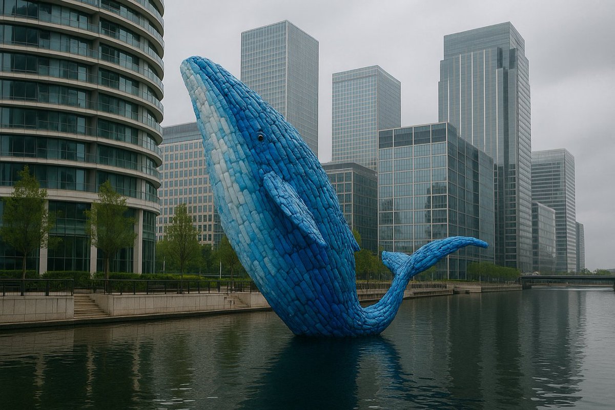 Coffee concrete supports Canary Wharf whale sculpture.
(An AI-generated image)
superstructuresassociates.co.uk/coffee-concret…
#structuralengineering #recycledplastic #sculpture