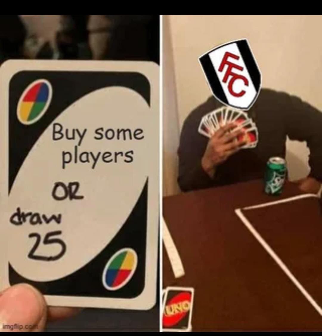 Sums up our window so far <a href="/FulhamFC/">Fulham Football Club</a>