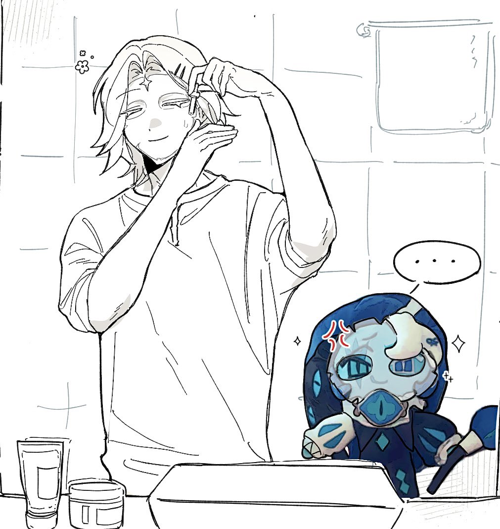 Living with a plushie who make fun of mundane things
こういうのは【🍦】にやらせた方が面白い気がするので描きました。笑
お肌のケアも忘れずにね〜