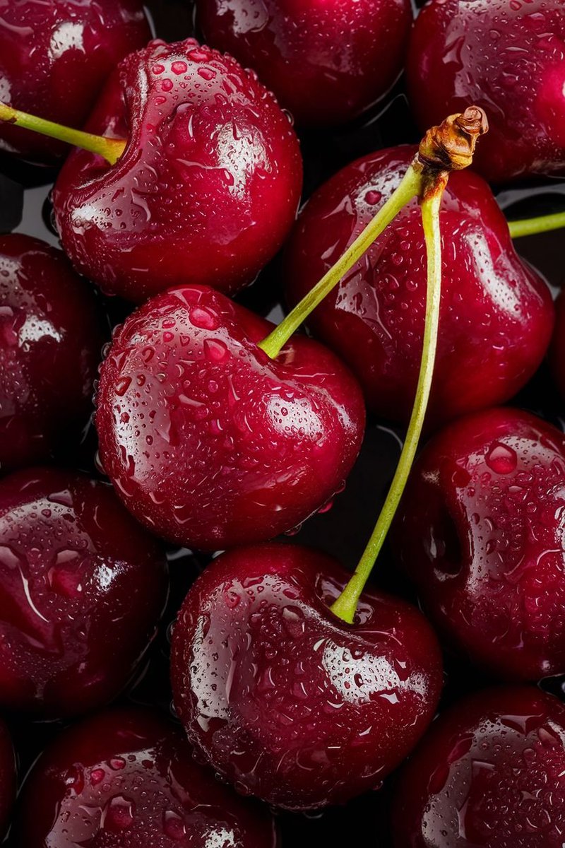 حب الملوك كما نسميها 🍒
او كرز افضل فاكهة صيفية🍒 
صباحكم حب الملوك  🍒🍃🍒