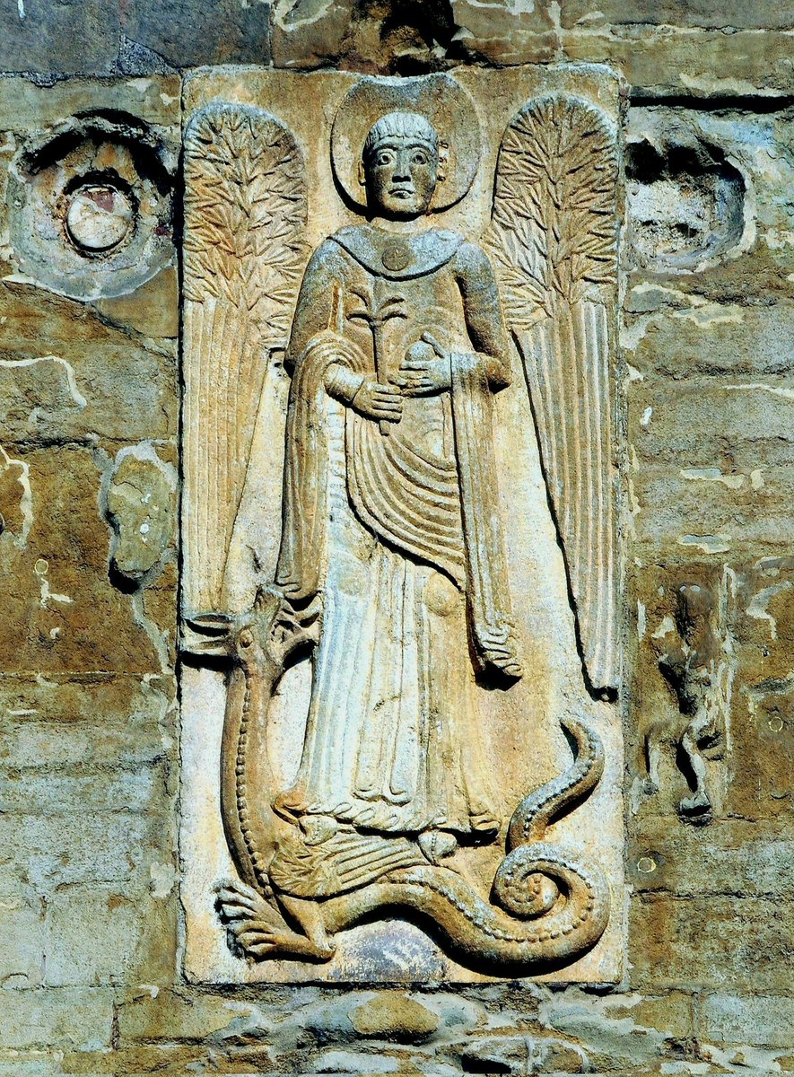 St. Michael, San Michele Basilica, Pavia, Italy C12th