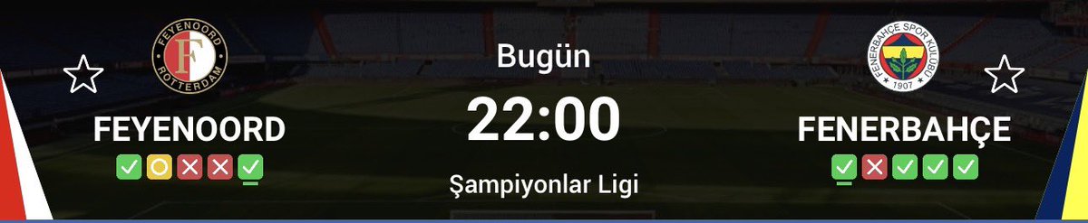 Feyenoord - Fenerbahçe 

Fenerbahçe takımındaki golü veya golleri atanı tahmin eden ;

10 takipçimize 5000₺ toplamda 50000₺ ödül veriyoruz. 

💵 İşte yapmanız gerekenler 👇

1️⃣ Beni takip et 
2️⃣ Rt+fav tüm tuşlara bas 
3️⃣ Tahminini yorumlara yaz 

Maçtan sonra açıklanacaktır🎁