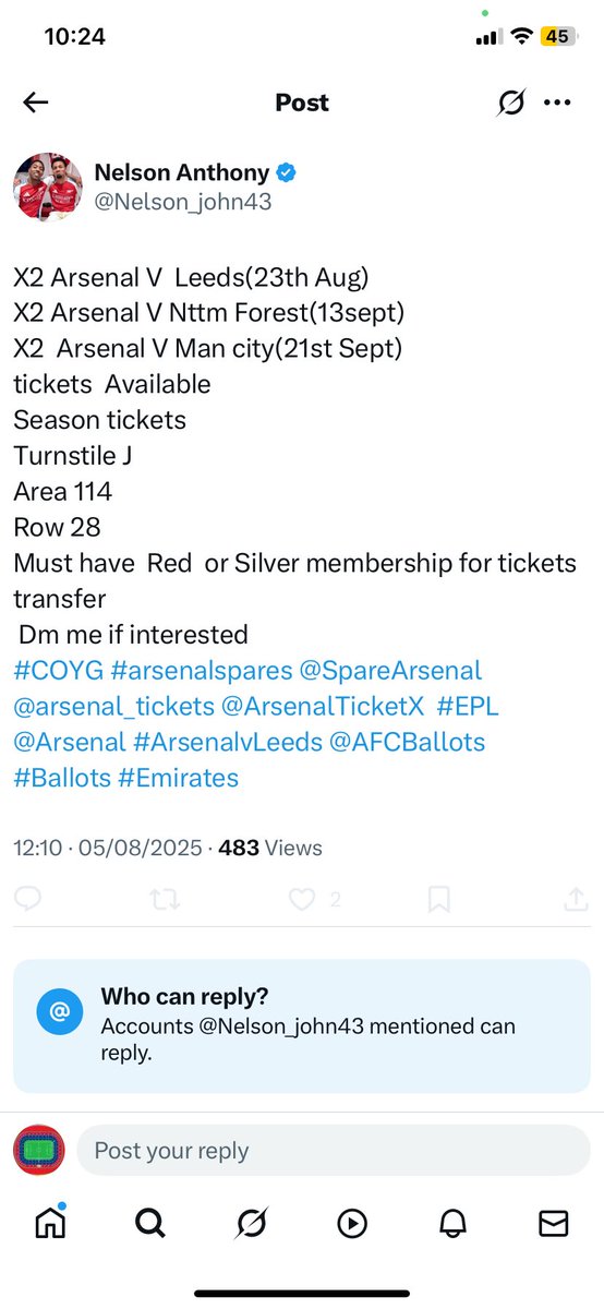 Arsenal FC Spares tweet media