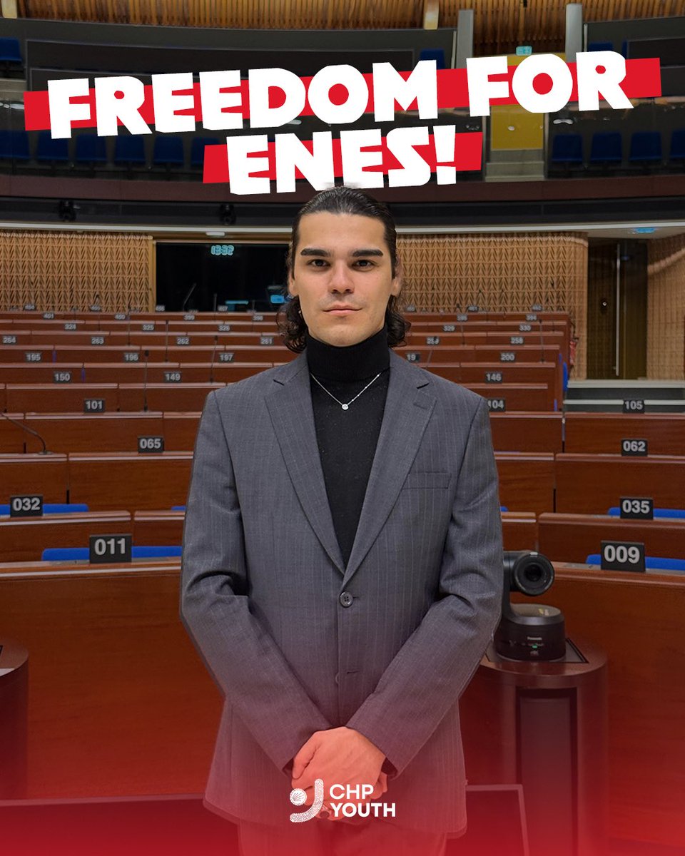 We are deeply concerned by the arrest of Enes Hocaoğulları, Youth Delegate of the Congress of Local and Regional Authorities of the Council of Europe.

He was arrested upon arrival at Esenboğa Airport for a speech in which he exposed human rights violations during the March 19