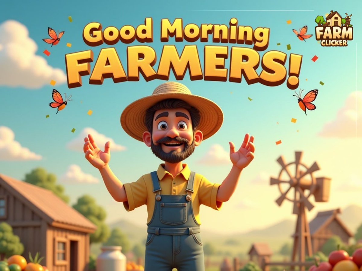🌾 Happy Wednesday, Farmers! 🌞

📅 Halfway through the week!
🚜 Keep planting and harvesting 🌱
💧 Fill your Water Tank for extra boost 
🎡 Don’t forget to spin the wheel
🌟 Let’s make this midweek super productive!