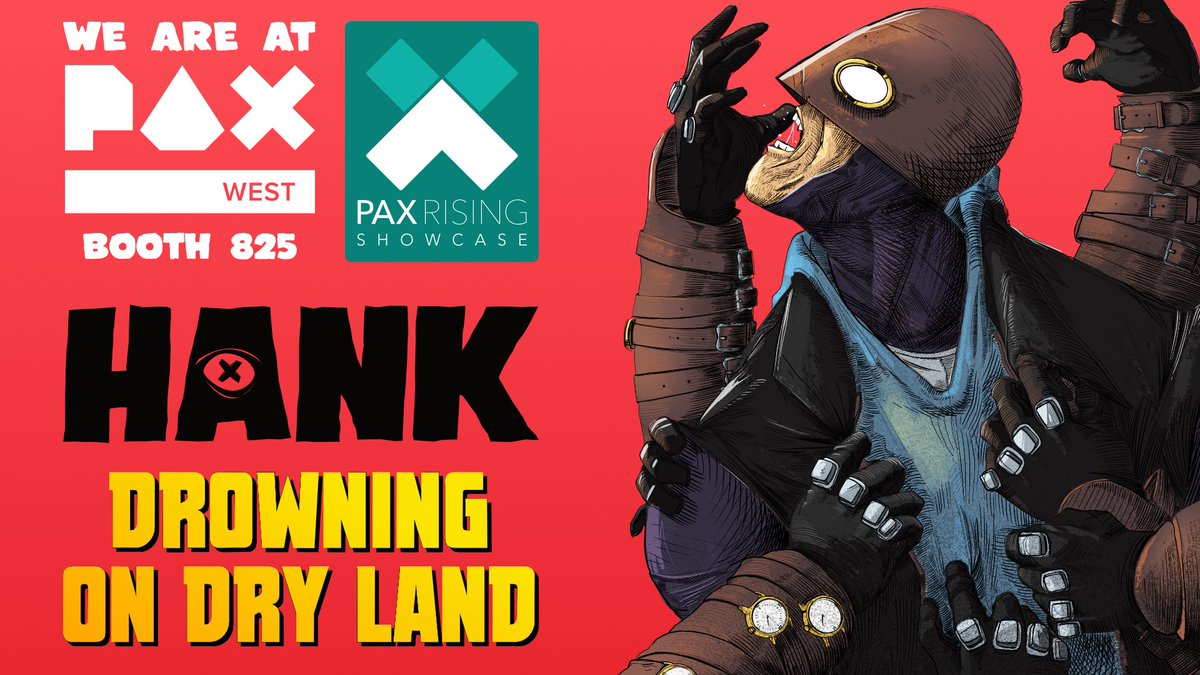 We’re thrilled to announce that our #indiegame - Hank: Drowning On Dry Land - has been selected for #PAXRising at #PAXWest2025!

🕹 Booth #825 (PAX Rising Section)

📆 August 29 – September 1, 2025 | Seattle Convention Center
🎮 Exclusive #Demo 
<a href="/pax/">PAX</a>
#gamedev #indiedev