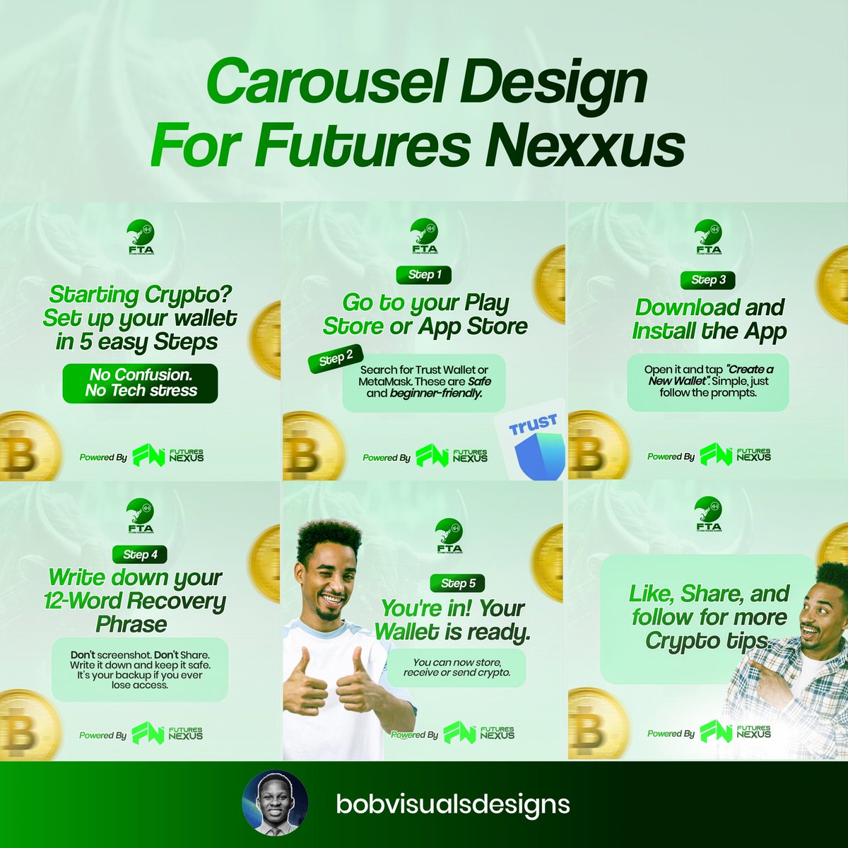 bobvisuals20's tweet photo. Crafted this sleek carousel for Futures Nexxus, a fast-rising forex trading Academy🚀

From layout to typography — every detail designed to convert.

Your brand deserves visuals that speak results.

💬 Need eye-catching designs like this? Let’s create magic. https://t.co/84UJWuRbR2