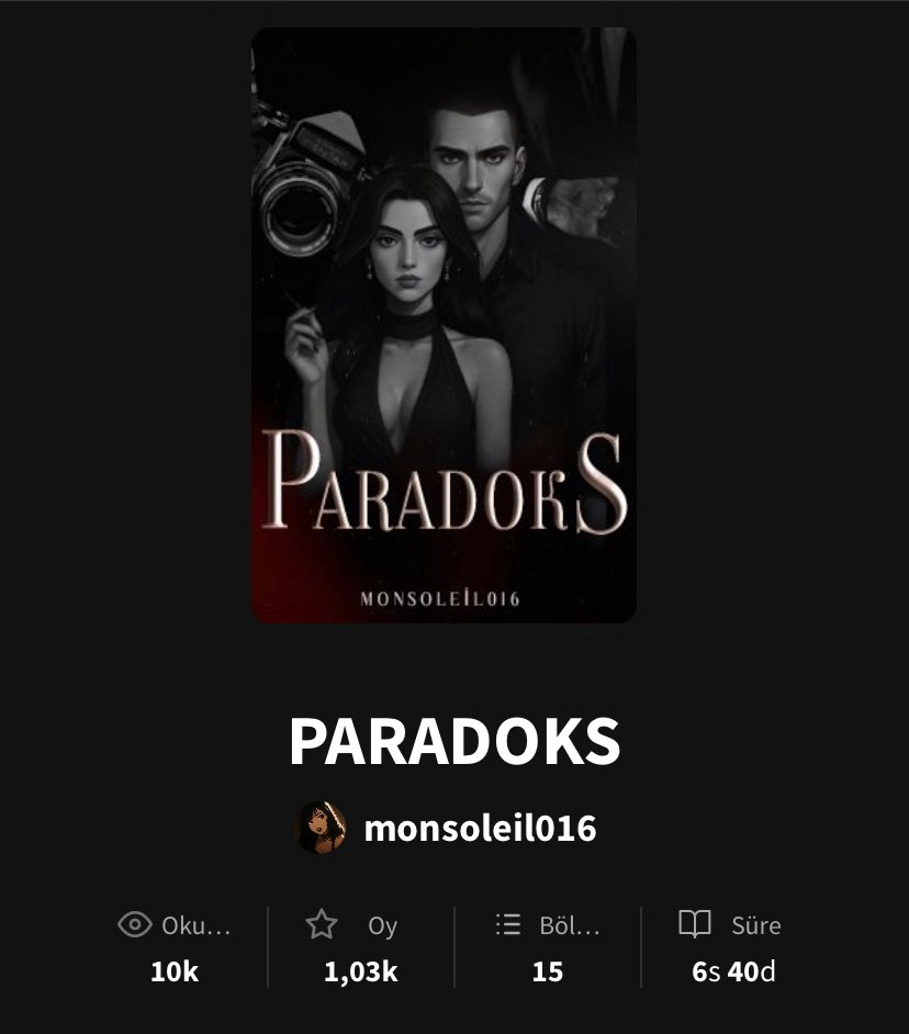 10K! 🖤🫠

Ne kadar teşekkür etsem az. Okuyup yorumlayan, destek veren herkese teşekkür ederim 🖤