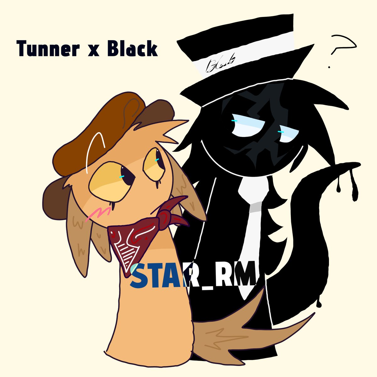 Mixhst4r's tweet photo. Tbh I need to see more ppl shipping this ๐ซฉ๐ญ๐ญ๐ #DarkSheriff #TunnerxBlack #sprunki #SprunkiFanart #sprunkitunner #SPRUNKIBLACK https://t.co/8BJTSu0FN8