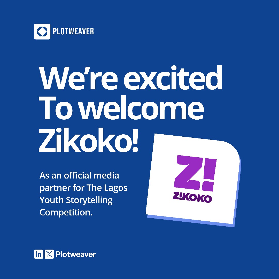 When PlotWeaver  comes together with a media force, the goal isn’t just to be bigger. It’s to be better, more visible, and impossible to ignore.

We’re excited to welcome <a href="/Zikoko_Mag/">Zikoko</a>! as one of the official media partners for the Lagos Youth Storytelling Competition. Bringing