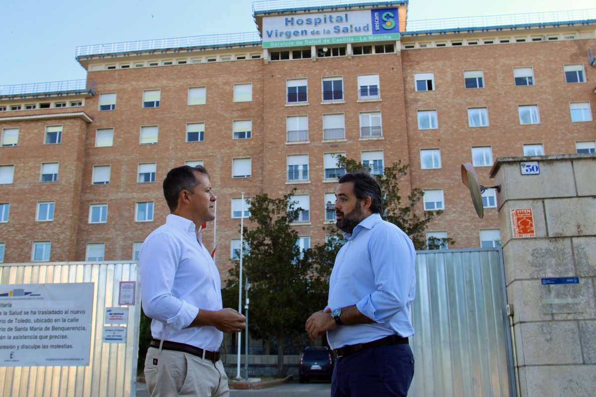 🏥 Es urgente que Page acelere los trámites para revertir la titularidad del suelo del antiguo Hospital Virgen de la Salud.

El abandono por parte de la Junta de Comunidades de Castilla-La Mancha y la Tesorería General de la Seguridad Social está lastrando el futuro de un barrio