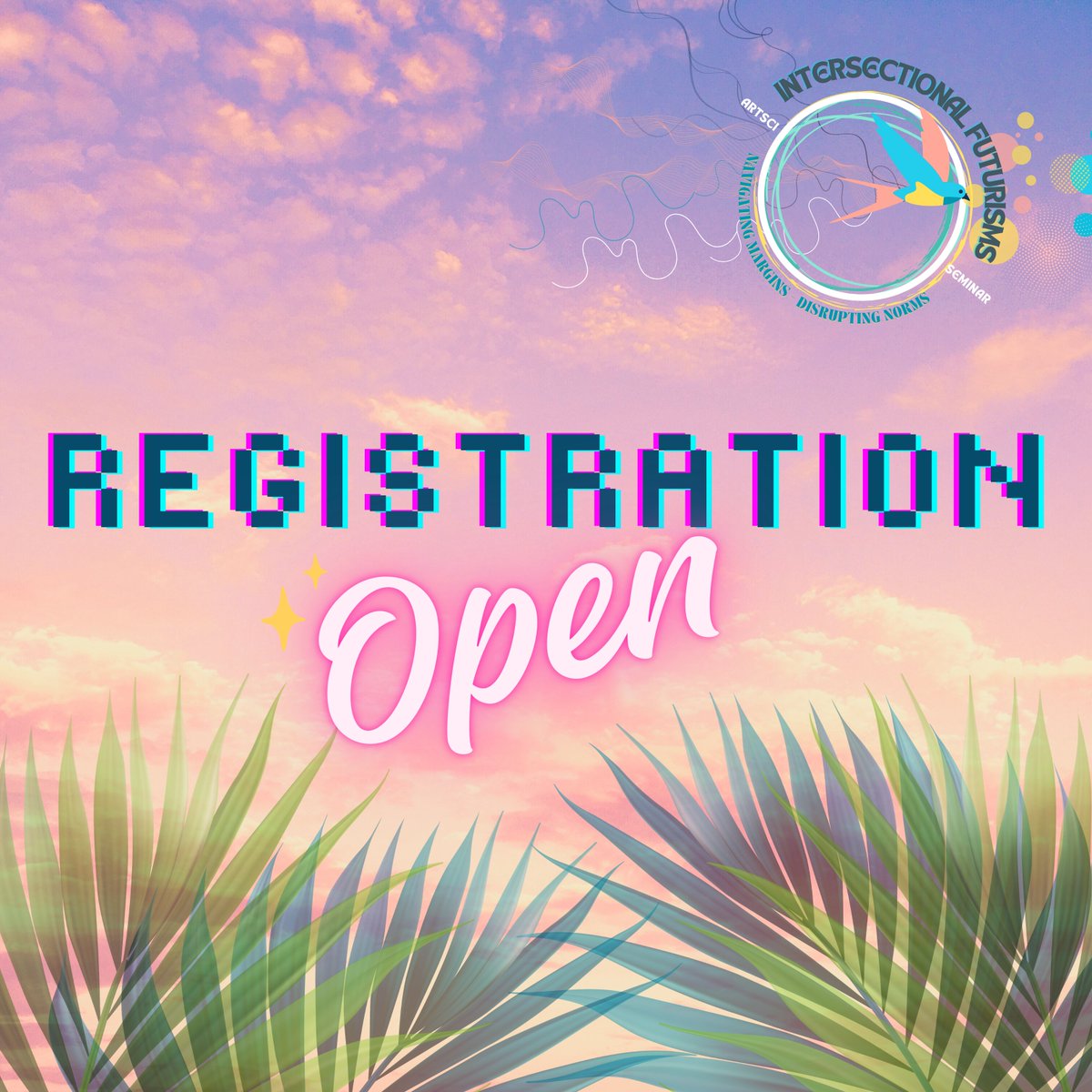 📢 Registration is OPEN!
Join us for "#Intersectional #Futurisms: Navigating Margins, Disrupting Norms"

📍 Helsinki | 🗓️ Nov 5–6, 2025
🎟️ Free &amp; In-person 

An inspiring ArtSci seminar on futurism, resistance &amp; radical creativity.

Register now 👉 shorturl.at/gc3f1