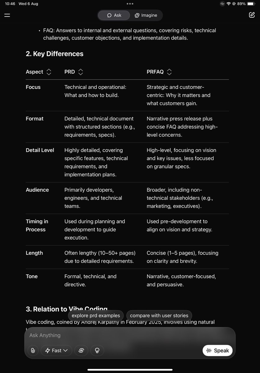 Roen7777's tweet image. Still  undecided which services to use. Mobile vibecoding is definitely an option #vibecoding #PRD #PRFAQ vibe coding needs this:
