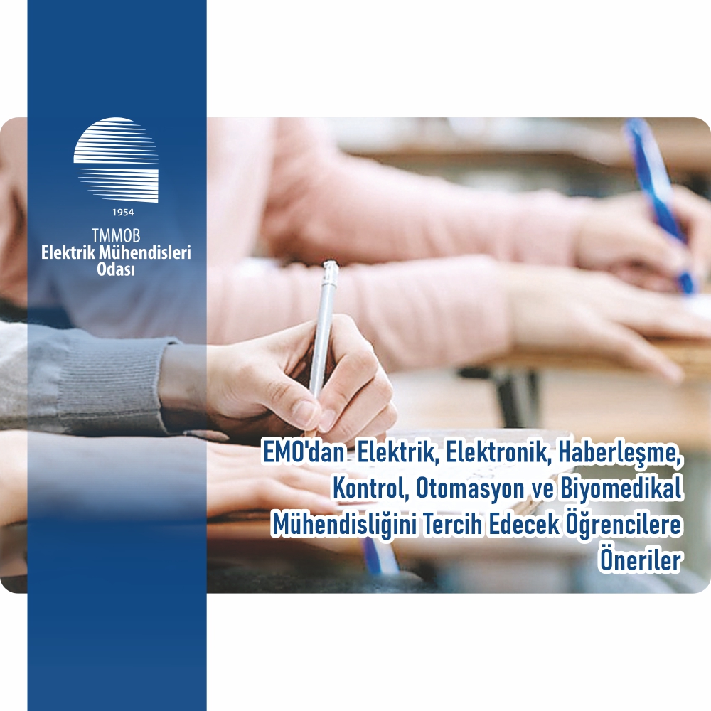 📢Yükseköğretim Kurumları Sınavı`nın (#YKS) ardından üniversite tercih süreci devam ederken, <a href="/emoorgtr/">Elektrik Mühendisleri Odası</a>  #Elektrik, #Elektronik, #Haberleşme, #Kontrol, #Otomasyon ve #Biyomedikal Mühendisliği alanlarında tercih yapmayı düşünen öğrencilere yönelik bilgilendirici bir derleme