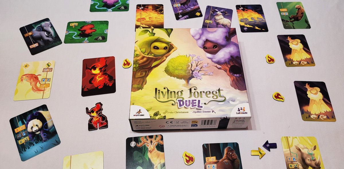 📢#Reseña👇

Living Forest Duel, una buena adaptación para dos cargada de decisiones tácticas, un juego publicado por <a href="/MalditoGamesES/">Maldito Games</a> 

2d6mag.es/rese%C3%B1as/6…

#juegos #juegosdemesa #juegosparados