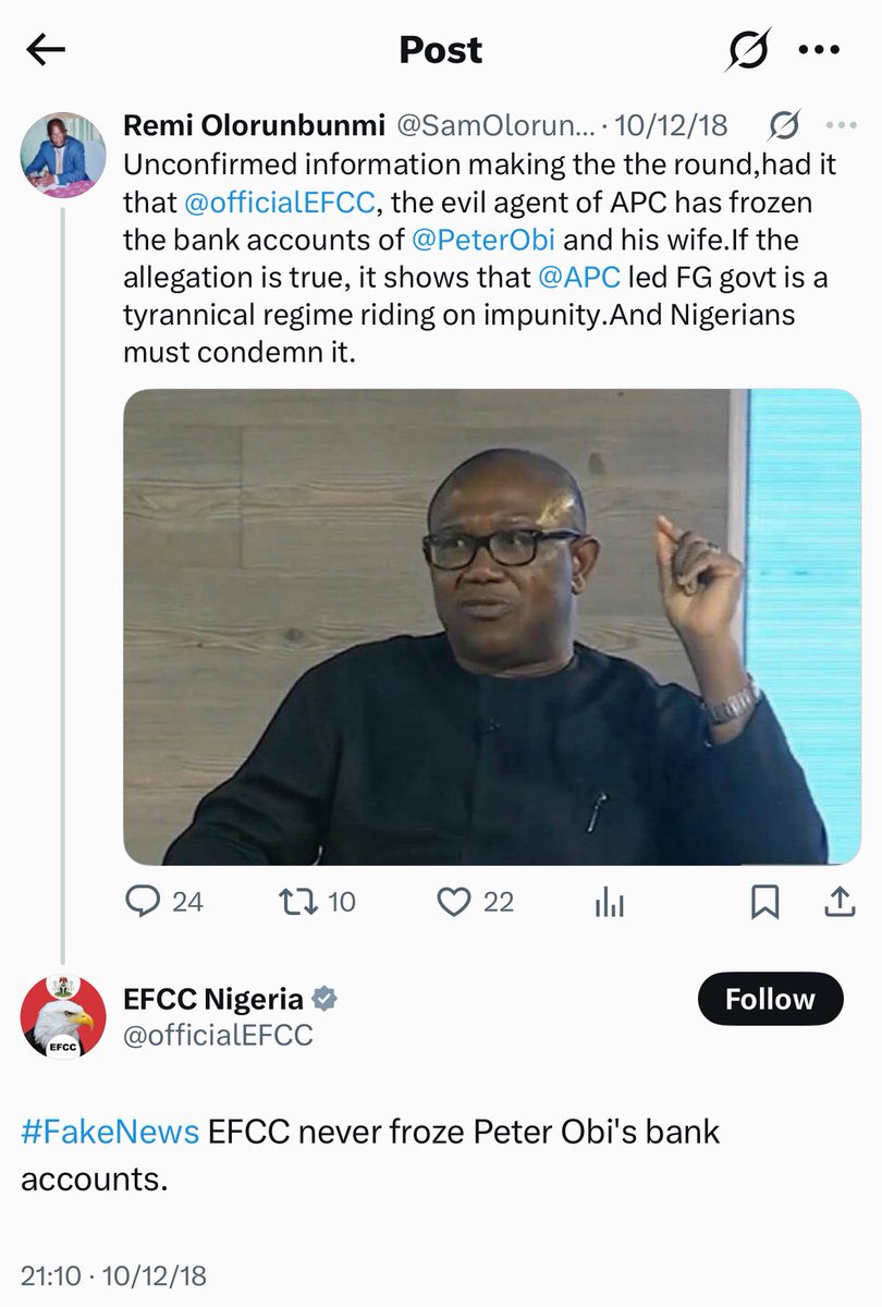 EFCC confirm am