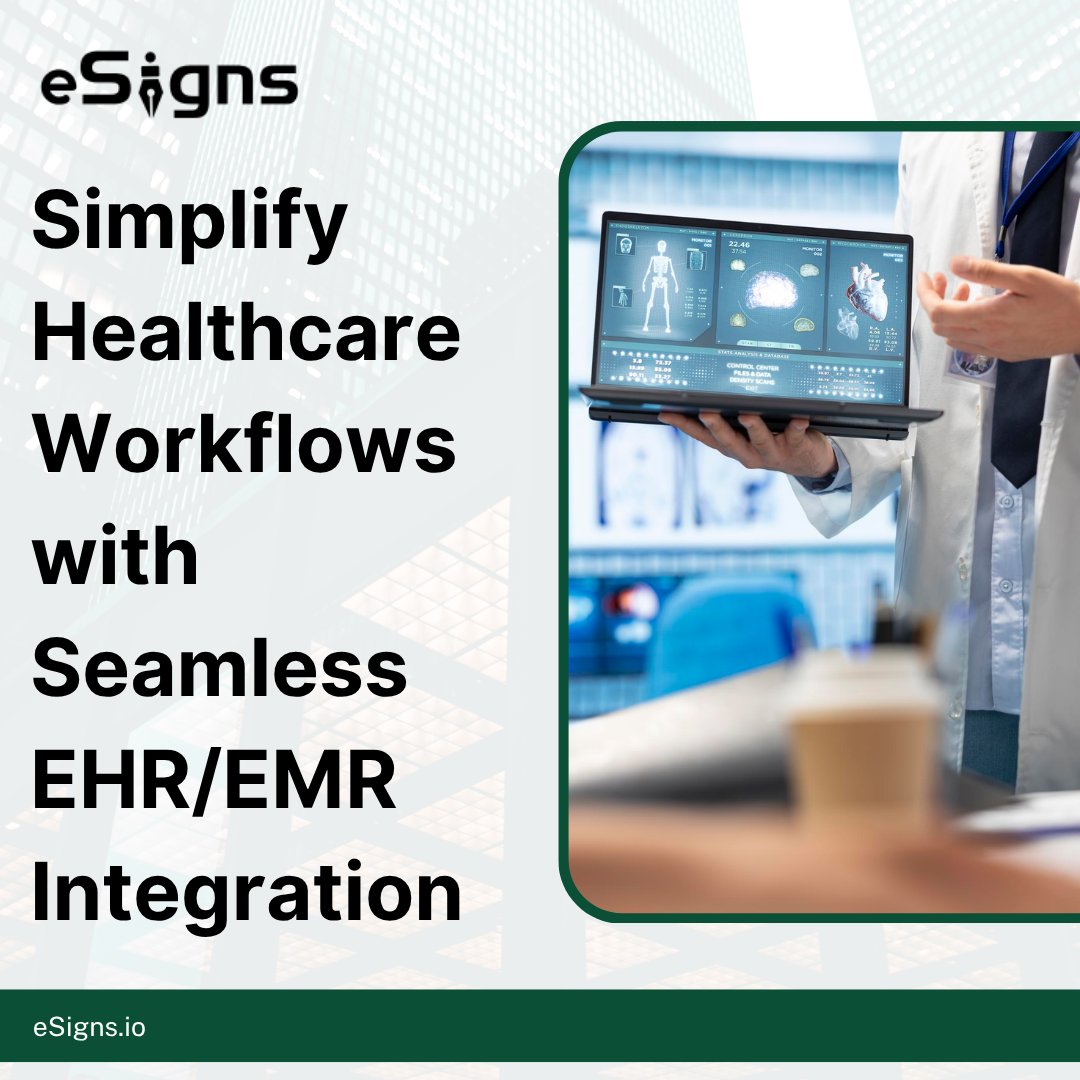 eSignsSoftware's tweet image. 𝗧𝗶𝗿𝗲𝗱 𝗼𝗳 𝗺𝗮𝗻𝗮𝗴𝗶𝗻𝗴 𝗽𝗮𝘁𝗶𝗲𝗻𝘁 𝗱𝗼𝗰𝘂𝗺𝗲𝗻𝘁𝘀 𝗺𝗮𝗻𝘂𝗮𝗹𝗹𝘆?
Healthcare providers can now sign, store, and sync documents directly within their medical record system with eSigns&apos; seamless EHR/EMR Integration.
#ehrintegration #emrintegration #ailtools