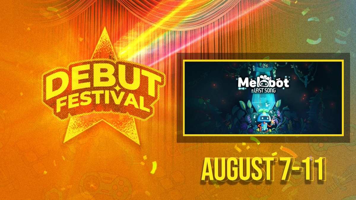 Melobot - A Last Song (@melobot_als) on Twitter photo Woohoo! Melobot - A Last Song features in the Steam Debut Festival from August 7–11.
It’s all about celebrating first-time releases — come check out our game and many other awesome debuts!
An event by <a href="/gamedev_ist/">GameDev.ist</a>
store.steampowered.com/app/1937670/Me…
#steam #indiegames #debutfestival Woohoo! Melobot - A Last Song features in the Steam Debut Festival from August 7–11.
It’s all about celebrating first-time releases — come check out our game and many other awesome debuts!
An event by <a href="/gamedev_ist/">GameDev.ist</a>
store.steampowered.com/app/1937670/Me…
#steam #indiegames #debutfestival