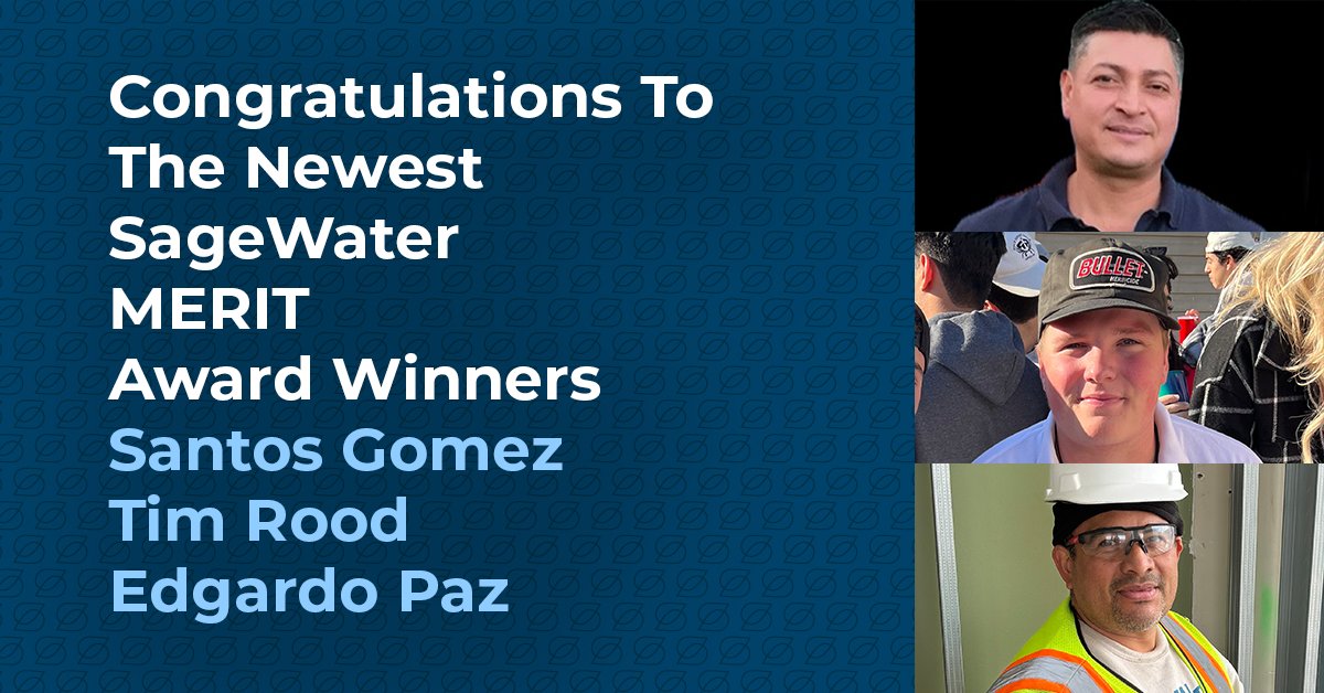 Congratulations to our recent MERIT Award winners! 🎉 This recognizes employees who exemplify our values: Motivation, Empathy, Results, Integrity, &amp; Thoughtfulness. 

🏆 Tim Rood
🏆 Santos Gomez
🏆 Edgardo Paz

We’re lucky to have Tim, Santos, &amp; Edgardo as part of the team!