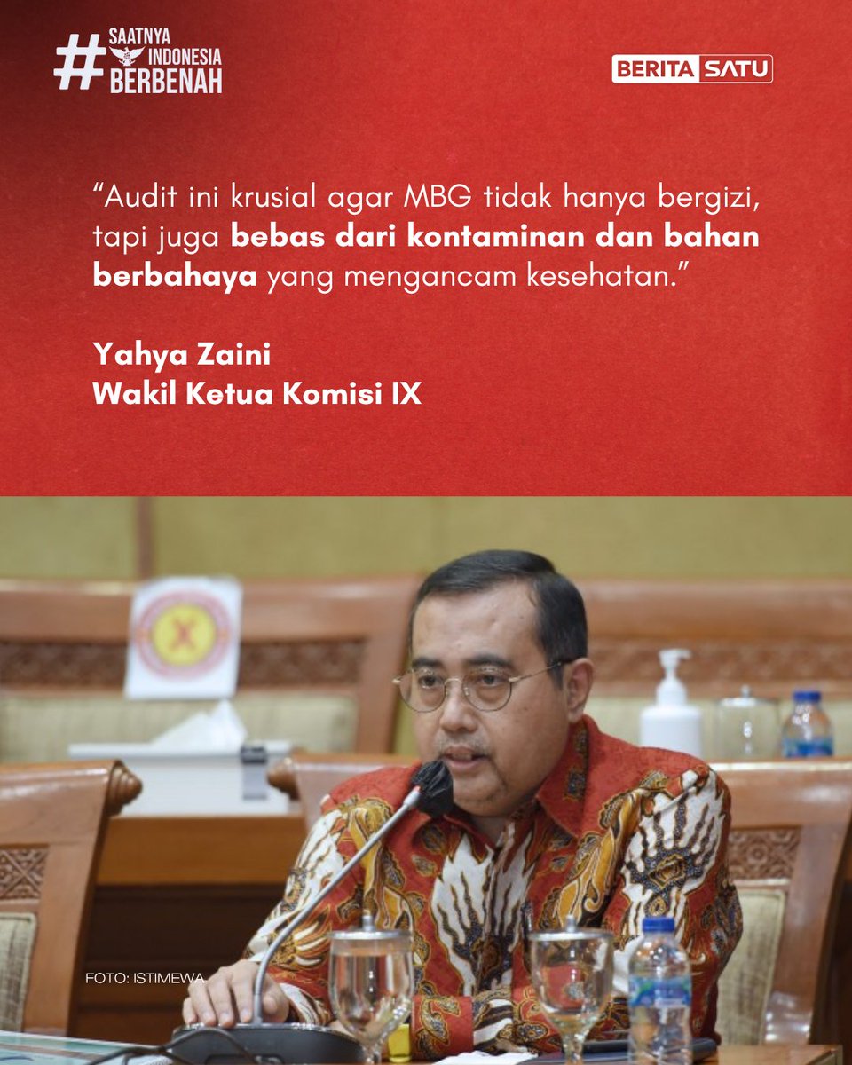 Sejumlah kasus dugaan #keracunan program makan bergizi gratis (MBG) di sejumlah daerah menuai sorotan tajam dari Komisi IX DPR. Wakil Ketua Komisi IX Yahya Zaini menilai lemahnya sistem distribusi MBG menjadi titik rawan munculnya gangguan kesehatan pada siswa.

Selengkapnya di