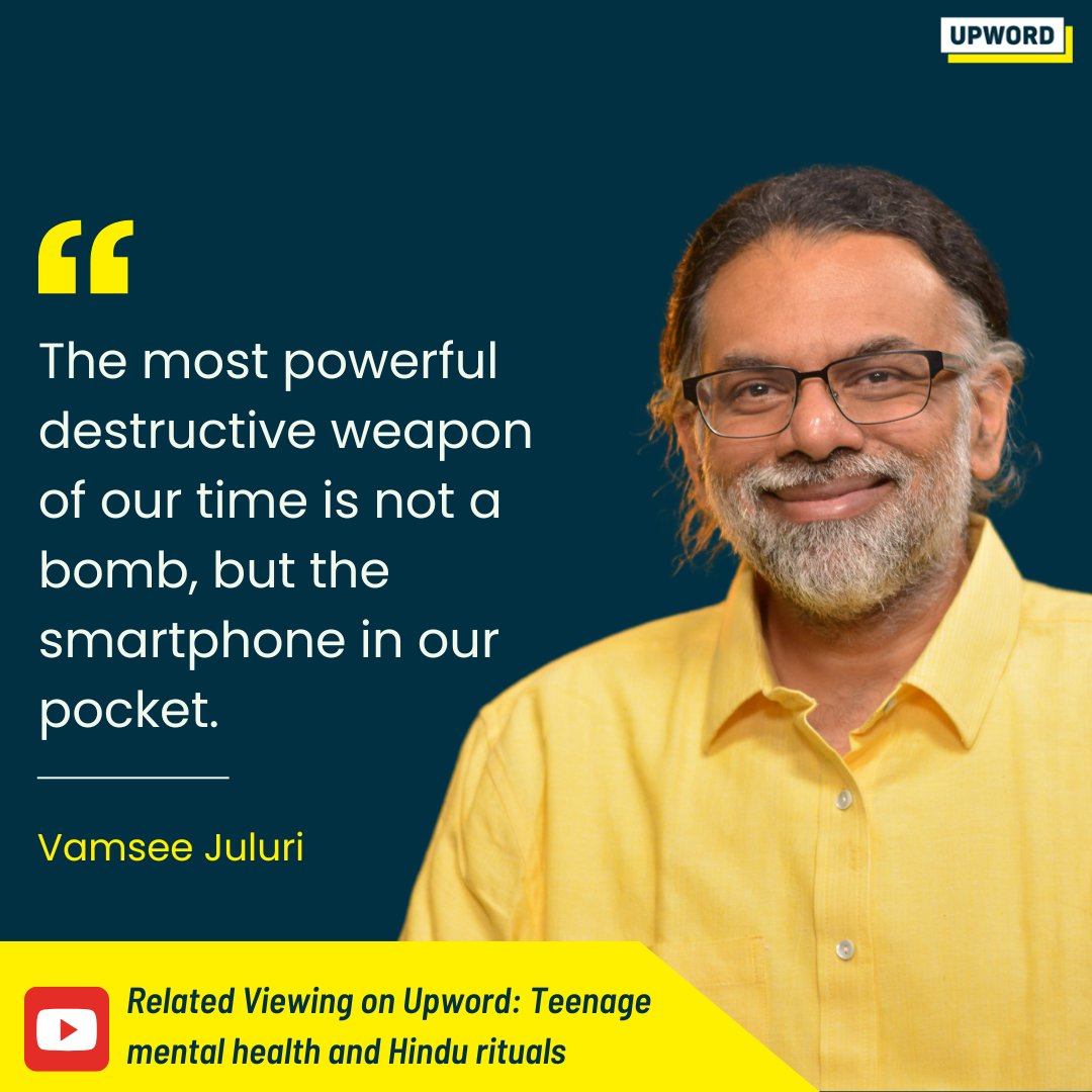 The smartphone world has been designed to create addiction, especially through social media. <a href="/VamseeJuluri/">VAMSEE JULURI</a>